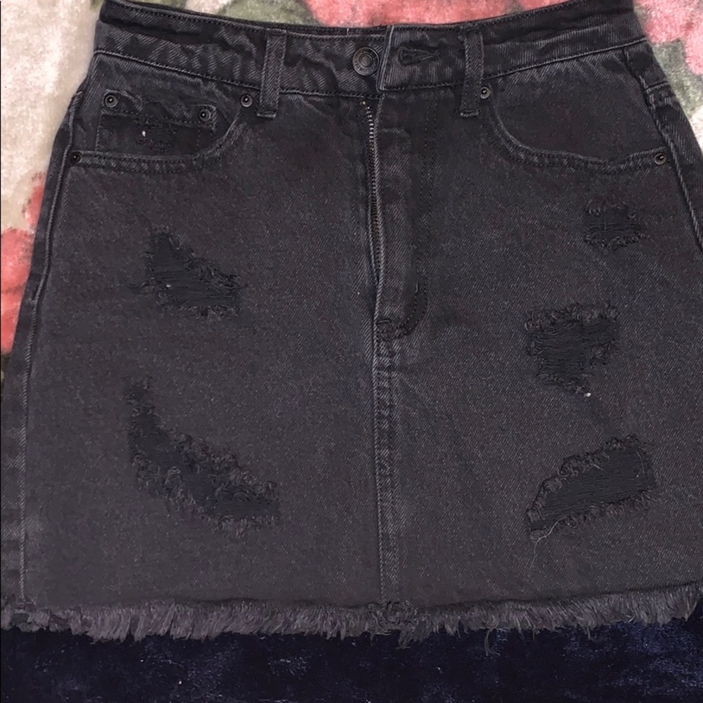 ripped skirt